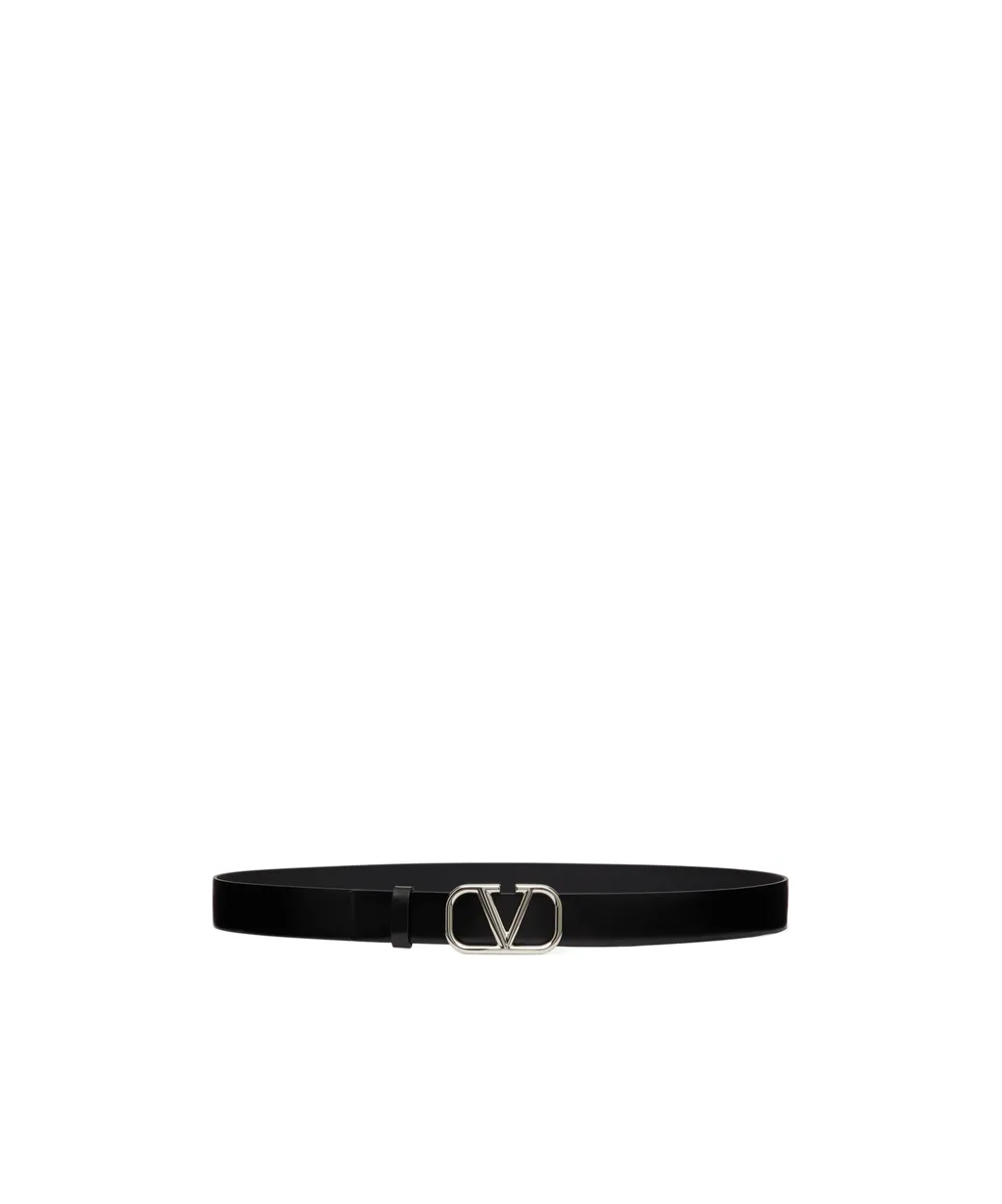 Valentino	Vlogo Plaque Buckled Belt