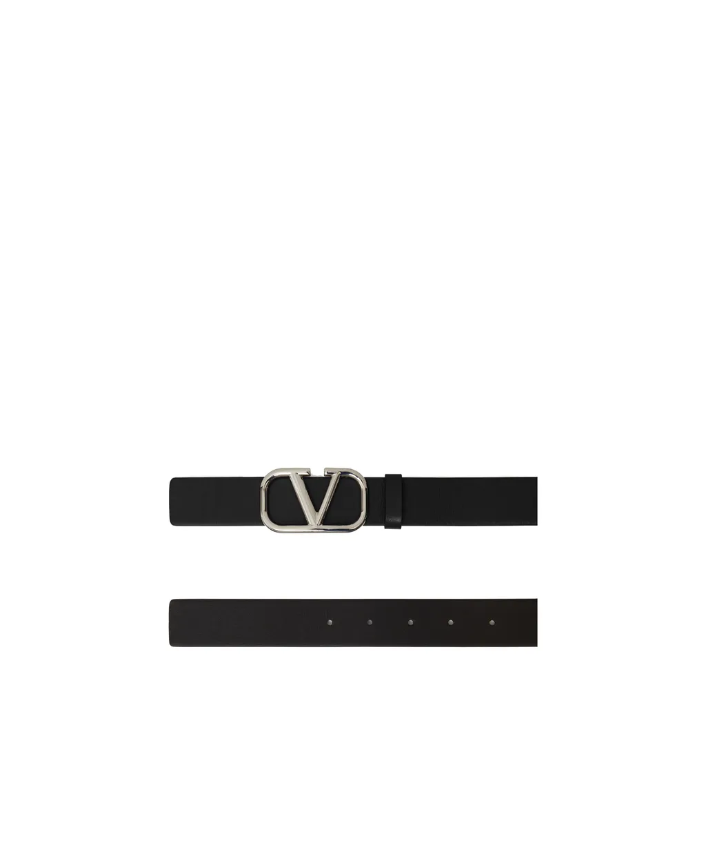 Valentino	Vlogo Plaque Buckled Belt