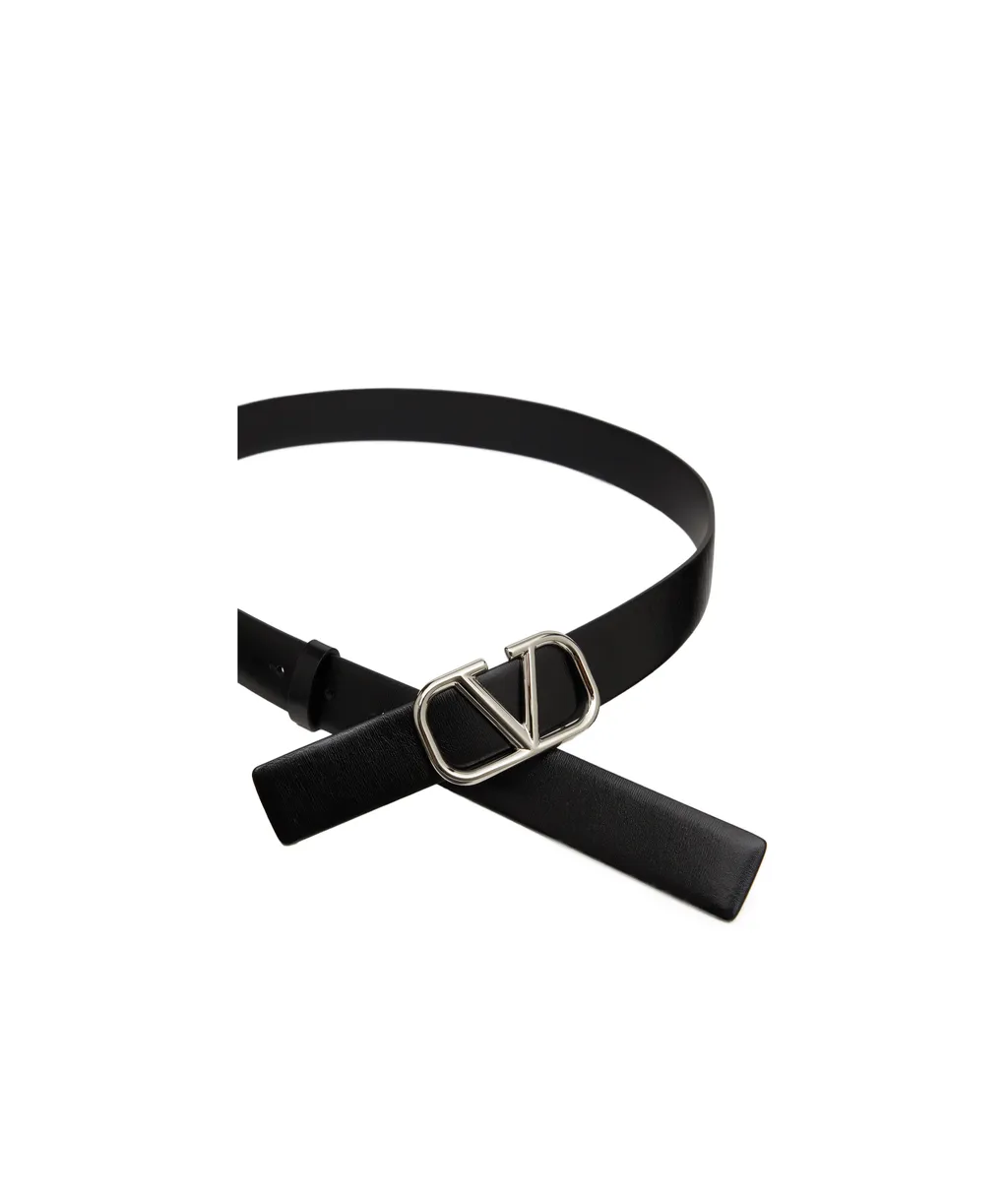 Valentino	Vlogo Plaque Buckled Belt