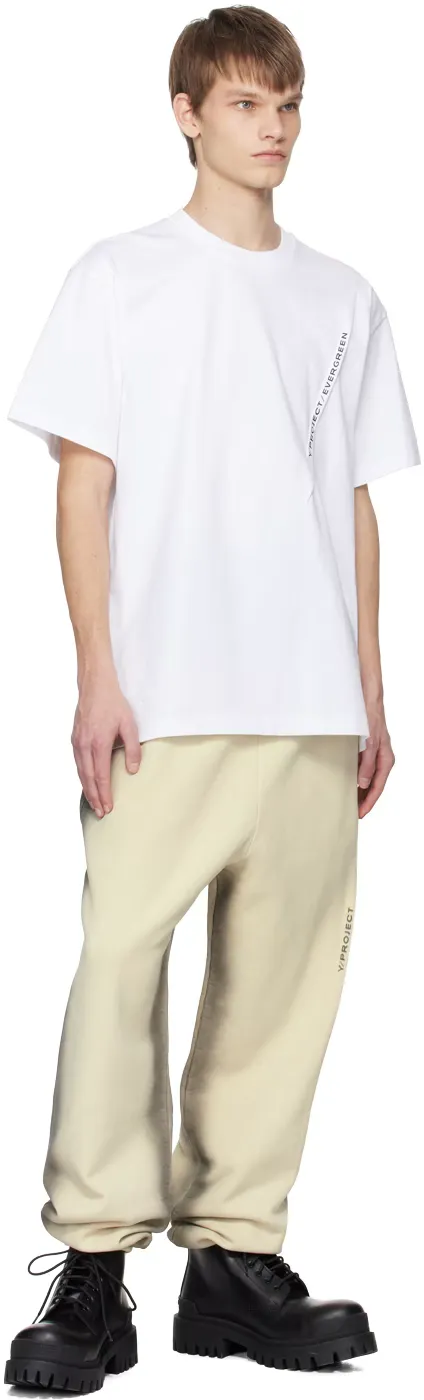 Y/Project Logo Printed Crewneck T-Shirt
