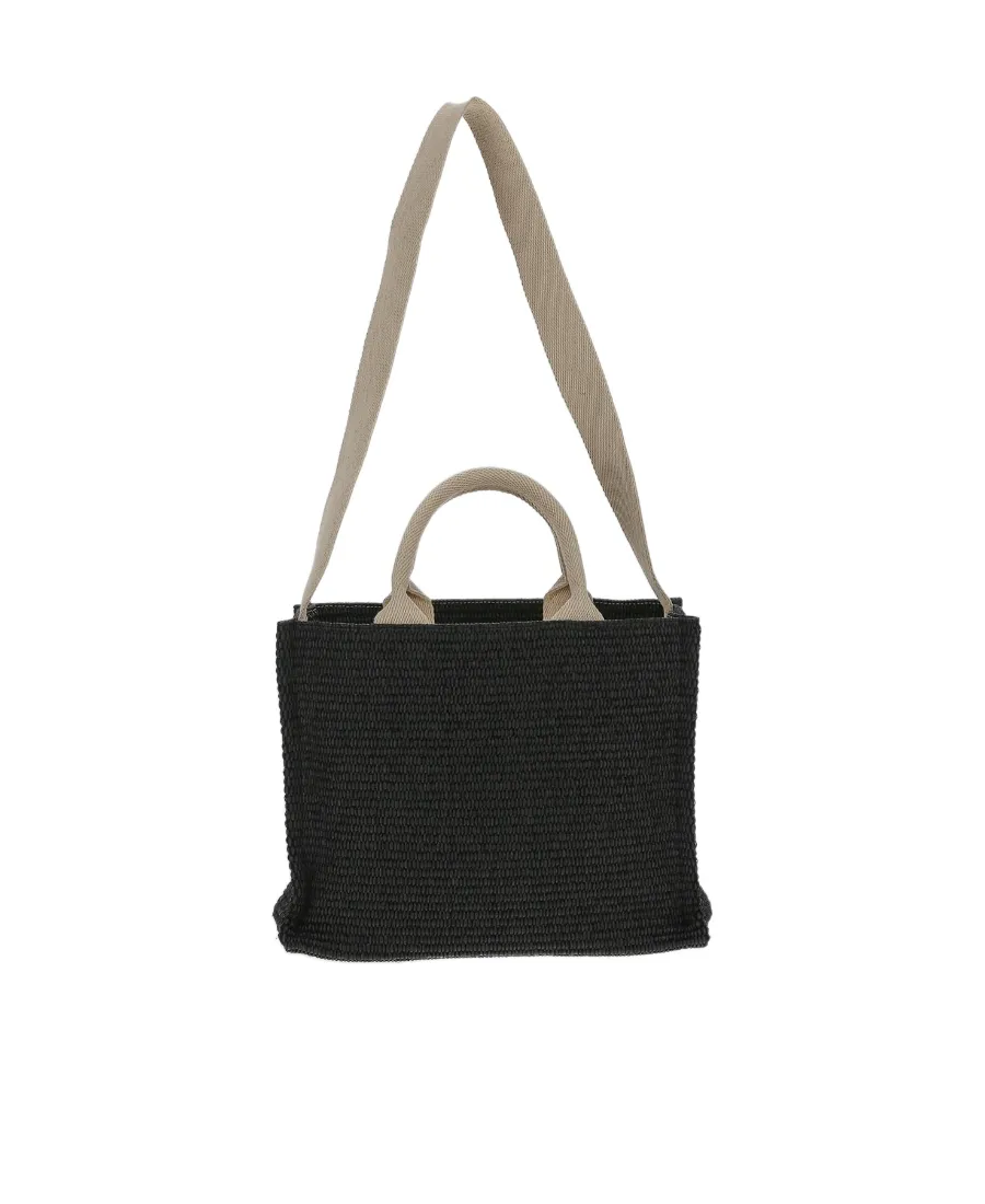 Marni Tropicalia Logo Embroidered Small Tote Bag