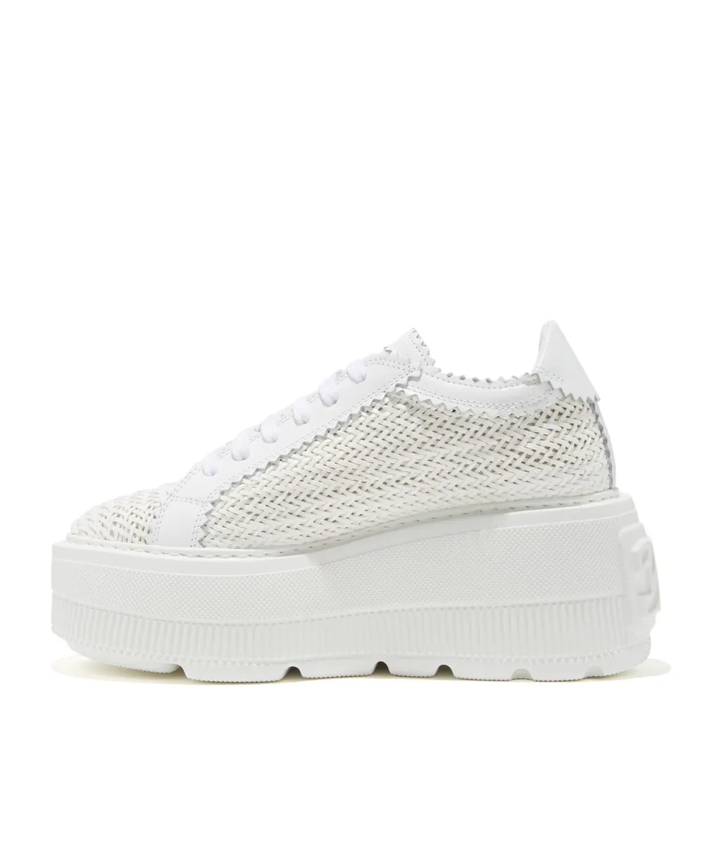 Casadei Interwoven-Detailed Chunky Lace-Up Sneakers
