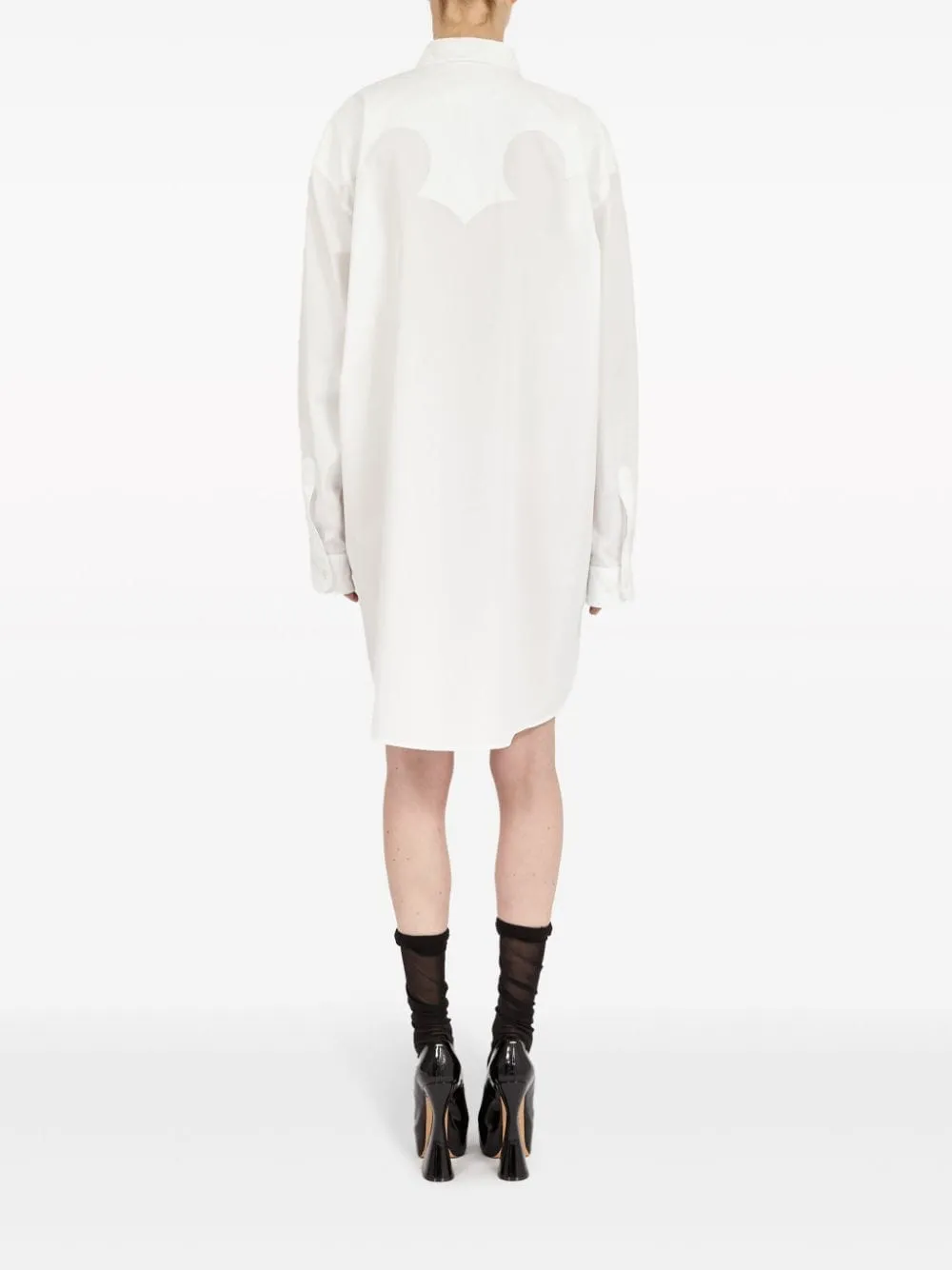 Maison Margiela Button-Up Mini Shirt Dress