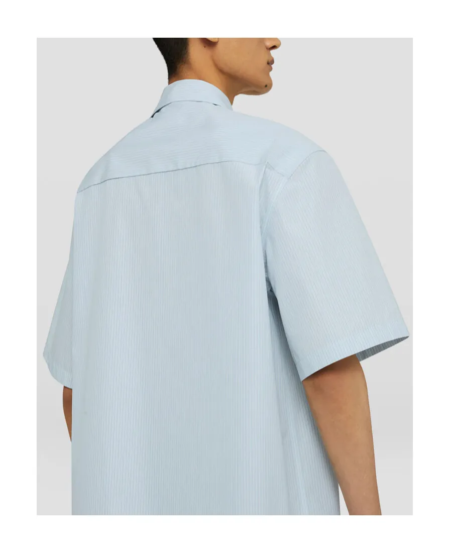 Jil Sander Logo Embroidered Short-Sleeved Shirt