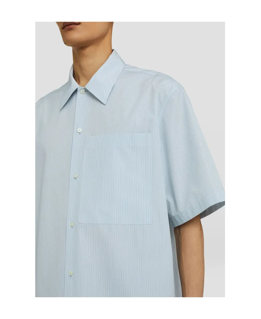 Jil Sander Logo Embroidered Short-Sleeved Shirt