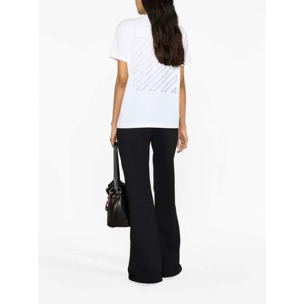 Off-White Drawstring Wide Leg Pants