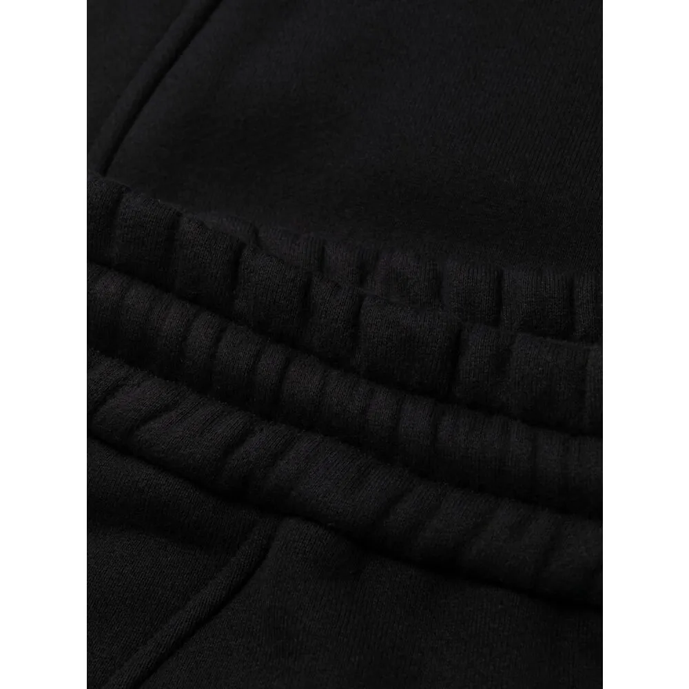 Off-White Drawstring Wide Leg Pants