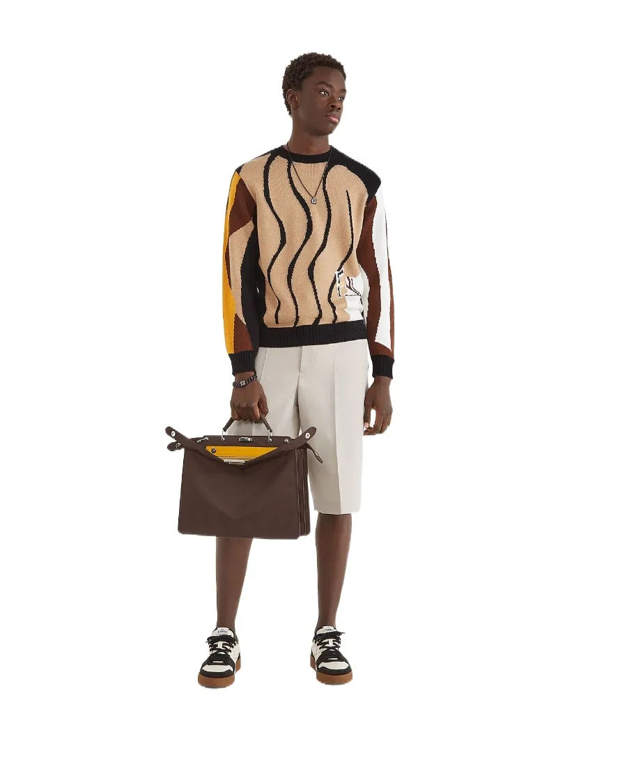 Fendi Match Low-Top Sneakers