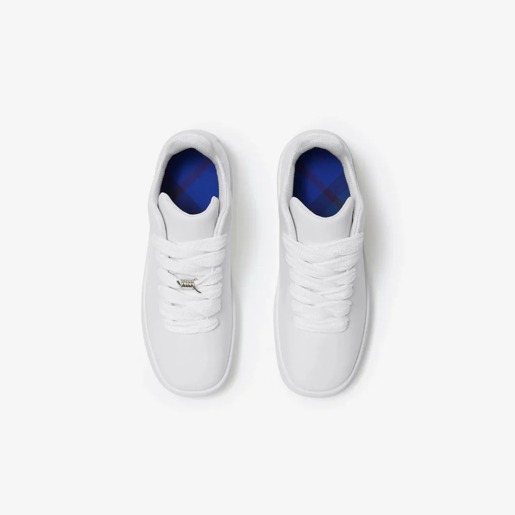 Burberry Logo Embossed Lace-Up Sneakers
