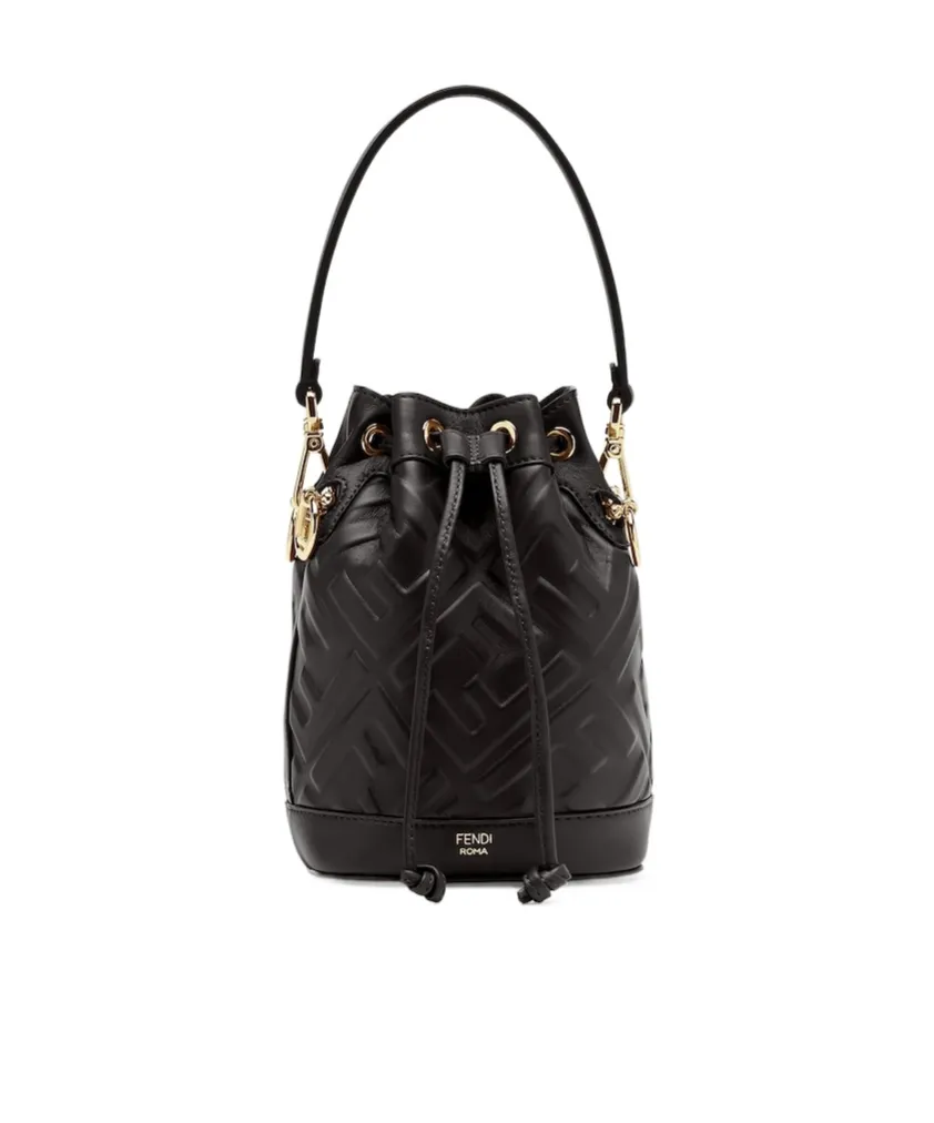 Fendi Mon Tresor Ff-Motif Bucket Bag