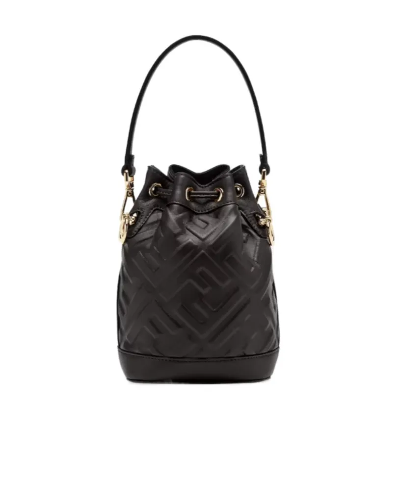 Fendi Mon Tresor Ff-Motif Bucket Bag