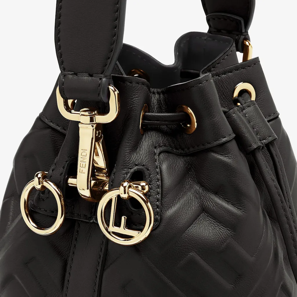 Fendi Mon Tresor Ff-Motif Bucket Bag