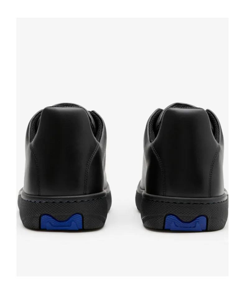 Burberry Ekd Logo Embossed Lace-Up Sneakers