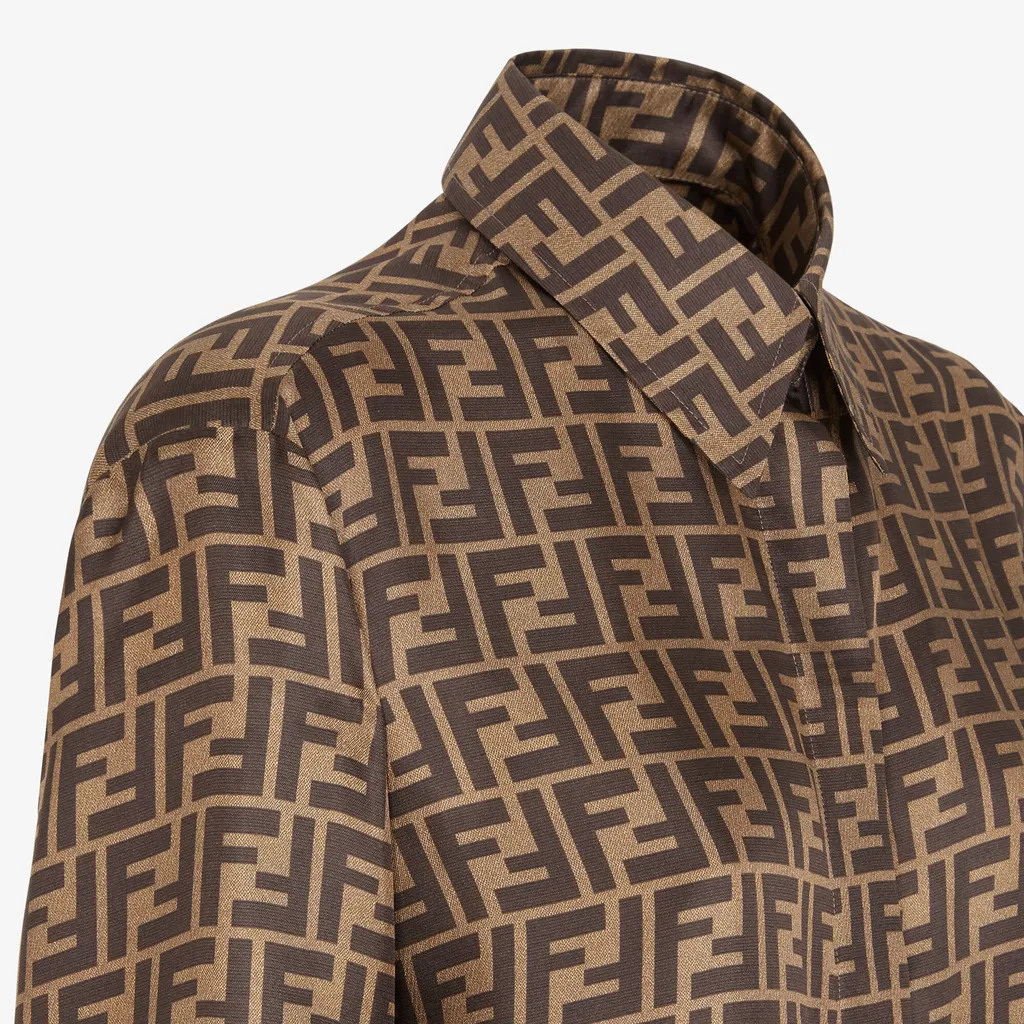 Fendi All-Over Ff Jacquard Long-Sleeved Shirt