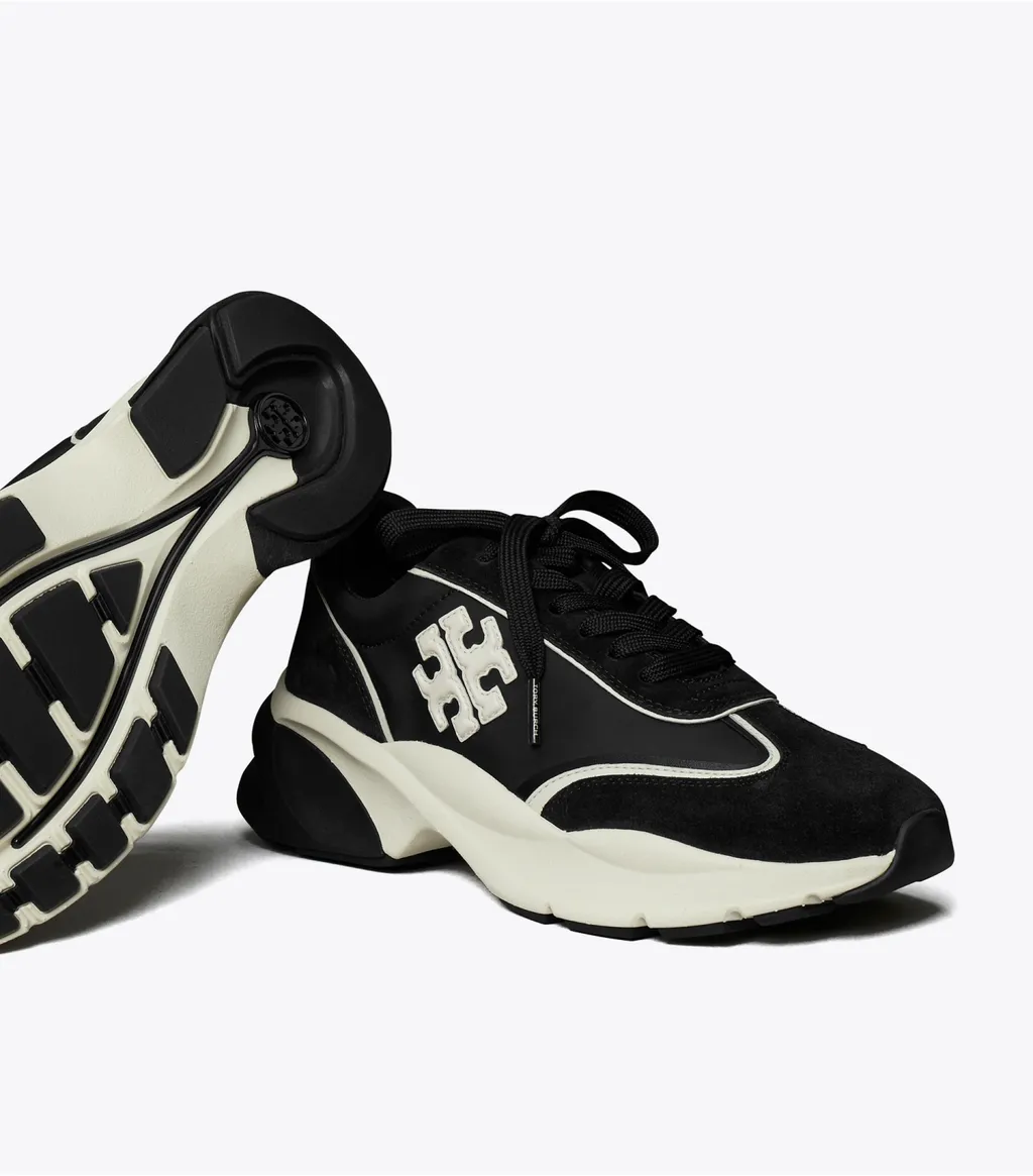 Tory Burch Good Luck Lace-Up Trainers