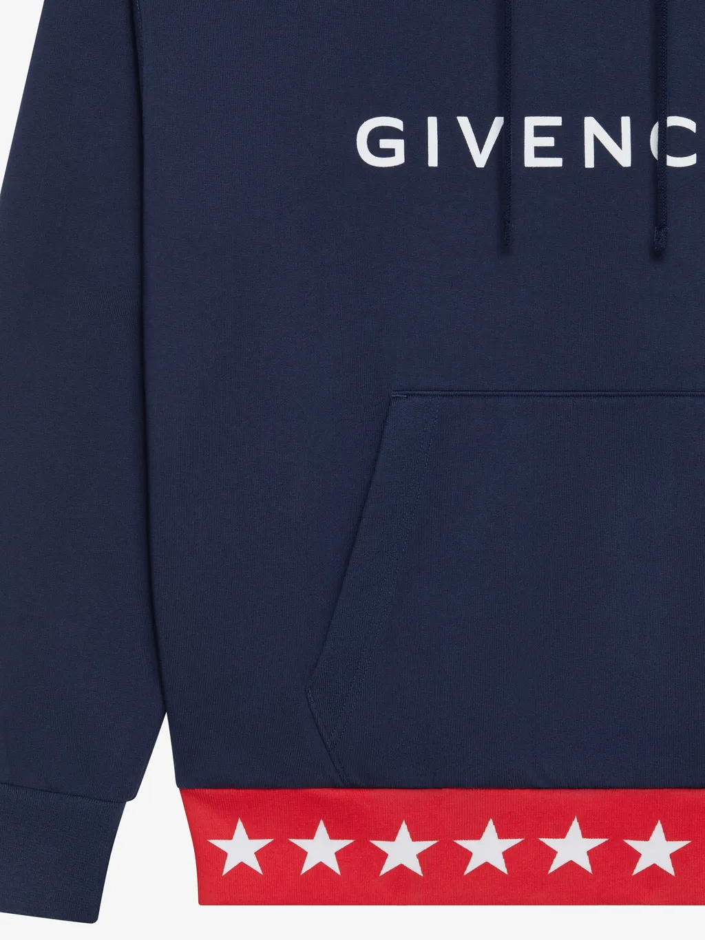 Givenchy Logo Printed Drawstring Hoodie