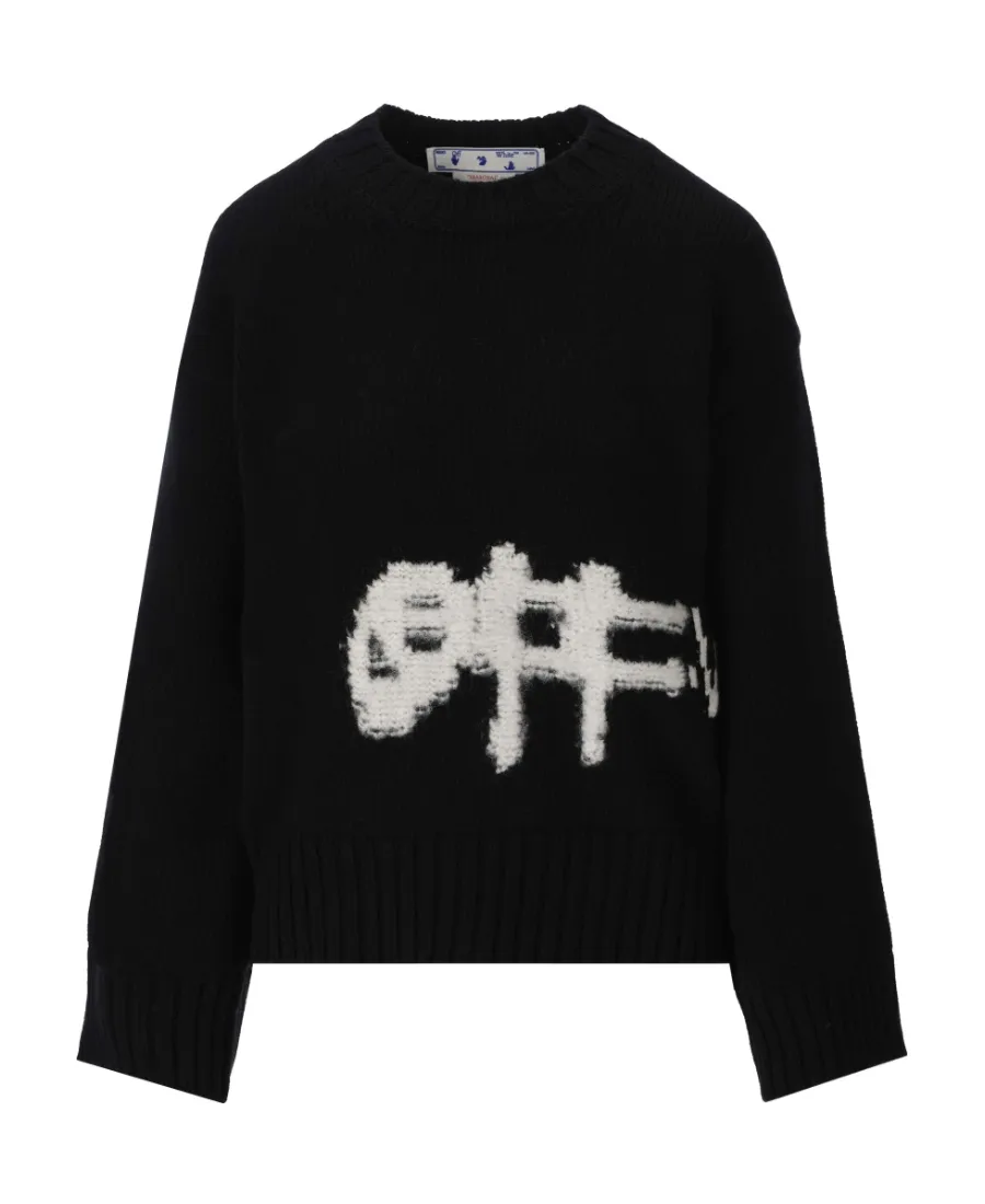 Logo-Intarsia Knit Jumper