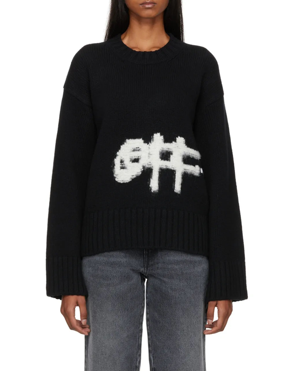 Logo-Intarsia Knit Jumper