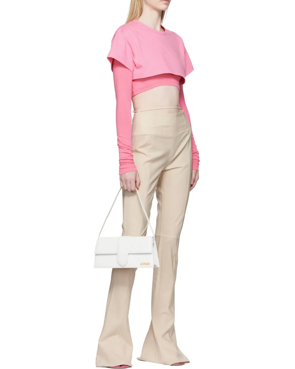 Le Bambino Long Leather Shoulder Bag