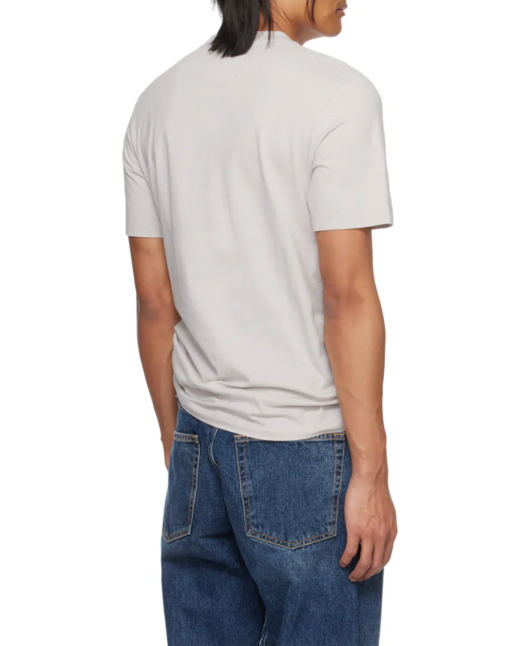 Maison Margiela Set Of Three Crewneck Straight Hem T-Shirts
