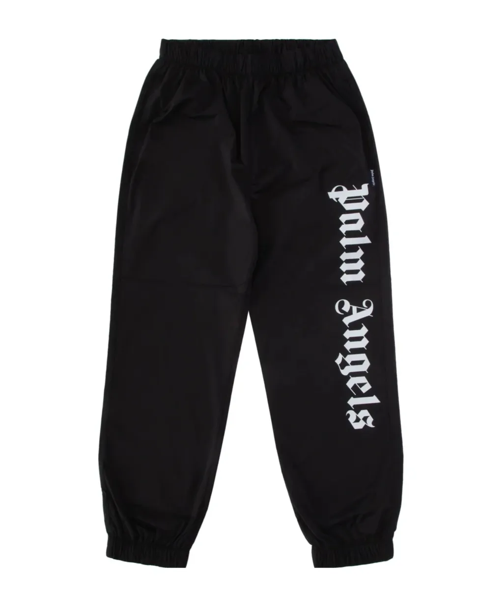 Palm Angels Kids Logo Printed Elasticated Waistband Track Pants