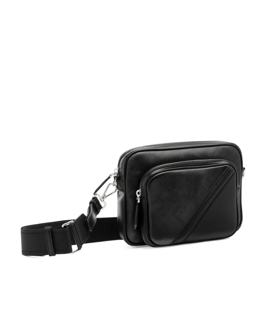 Fendi Shadow Diagonal Duo Camera Messenger Bag