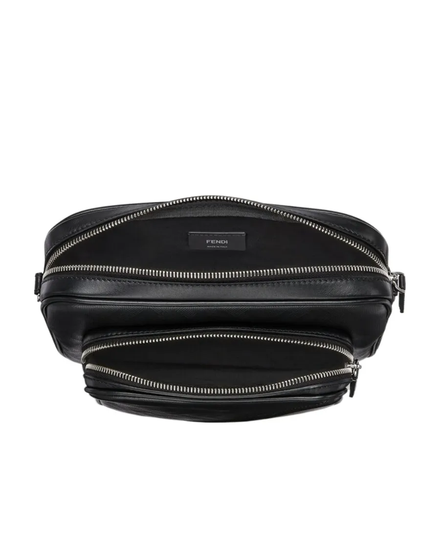 Fendi Shadow Diagonal Duo Camera Messenger Bag