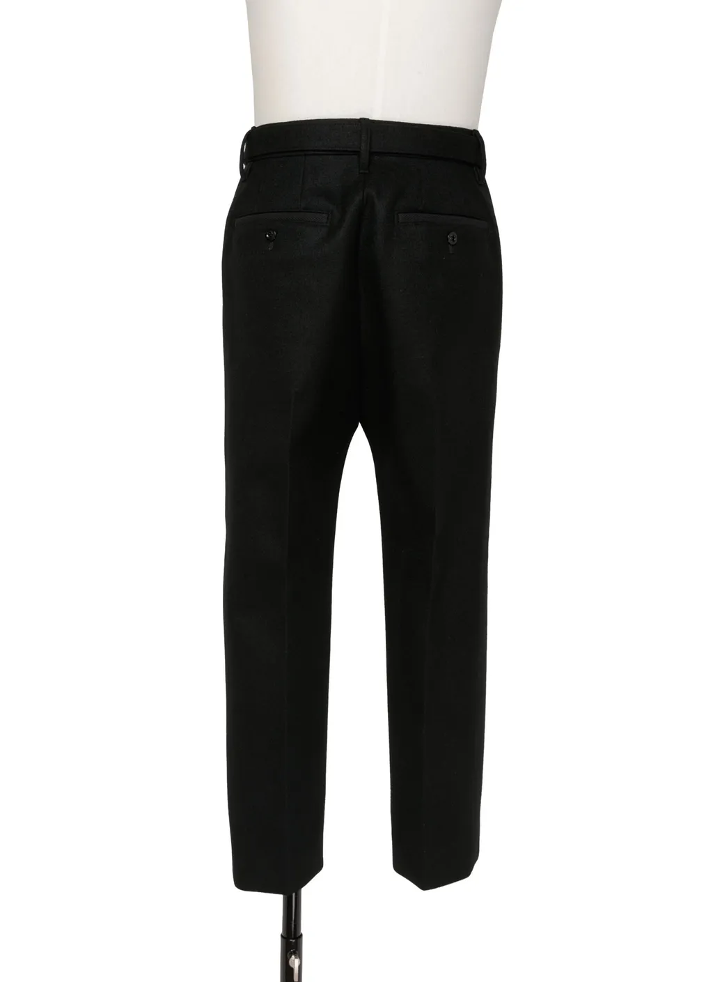 Sacai Belted Waist Straight Leg Trousers