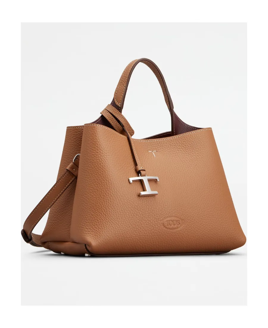 Tod's Logo Charm Strapped Mini Tote Bag