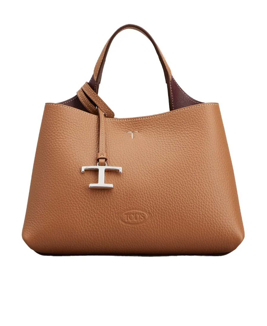 Tod's Logo Charm Strapped Mini Tote Bag