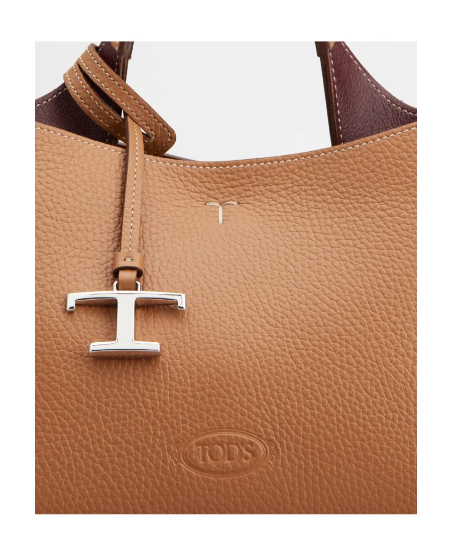 Tod's Logo Charm Strapped Mini Tote Bag