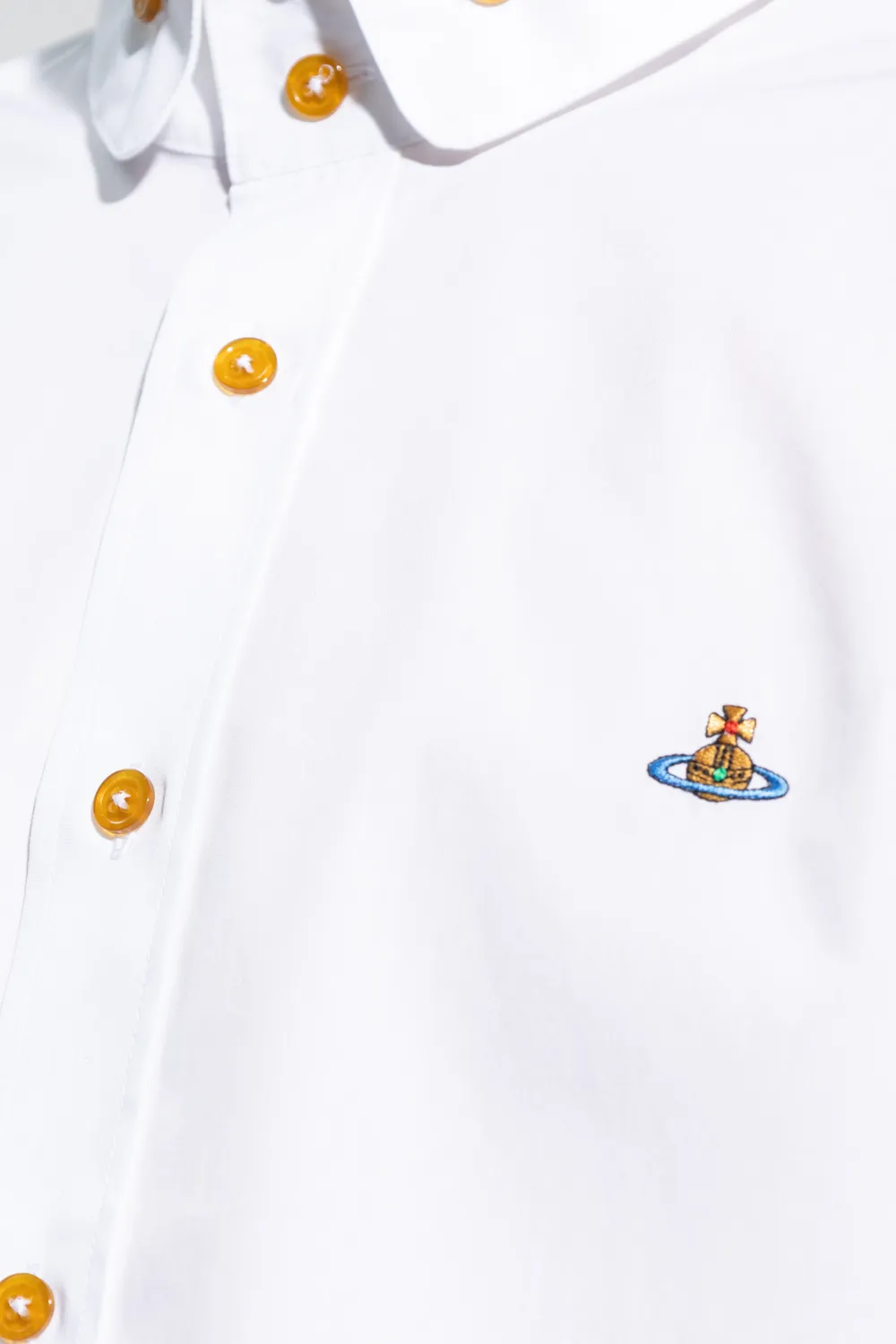 Vivienne Westwood Orb Embroidered Long-Sleeved Shirt