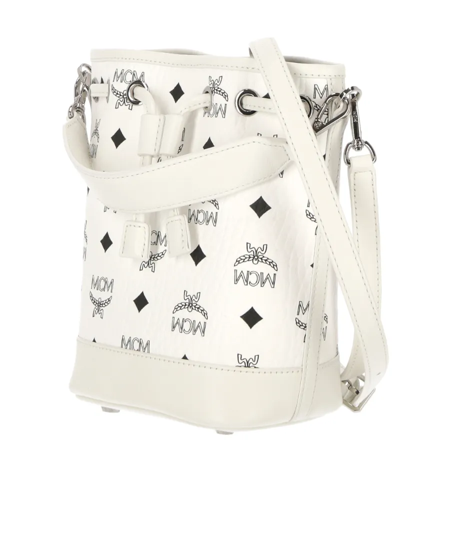 Mcm Dessau Drawstring Mini Tote Bag