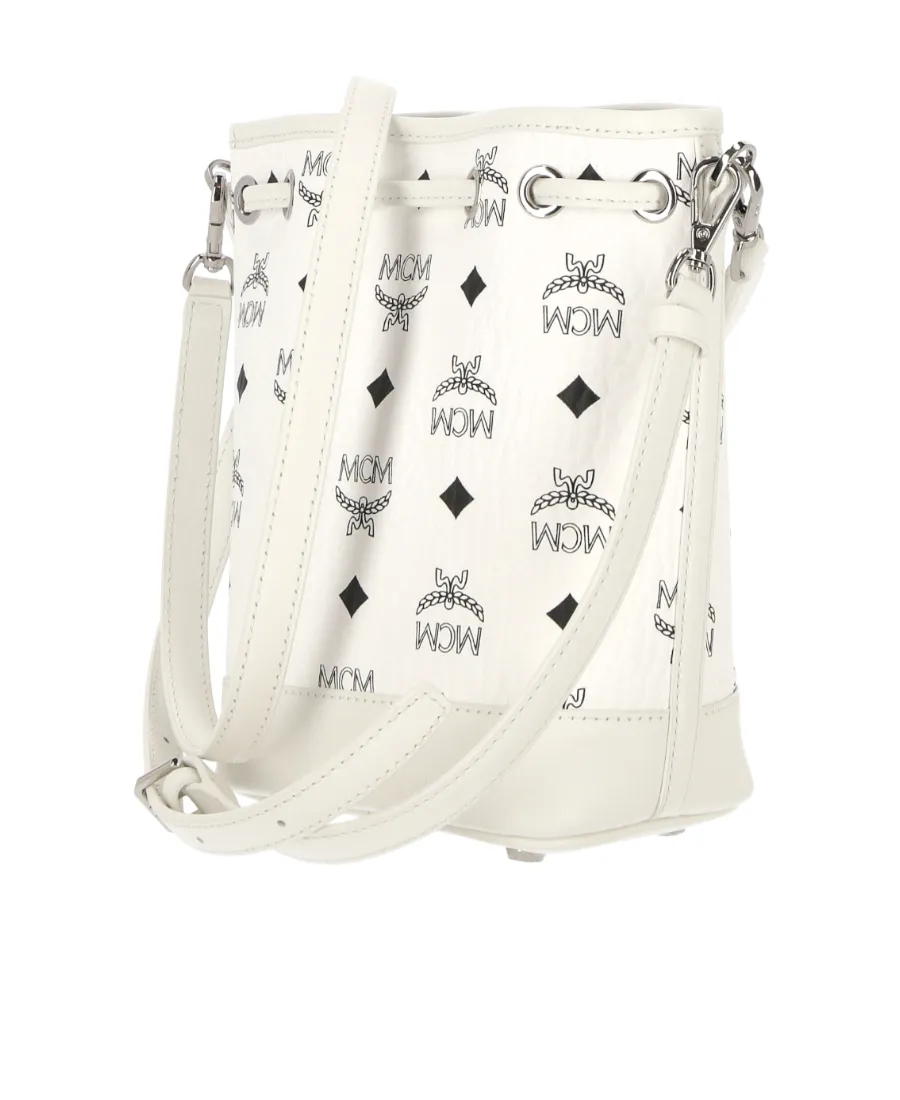 Mcm Dessau Drawstring Mini Tote Bag