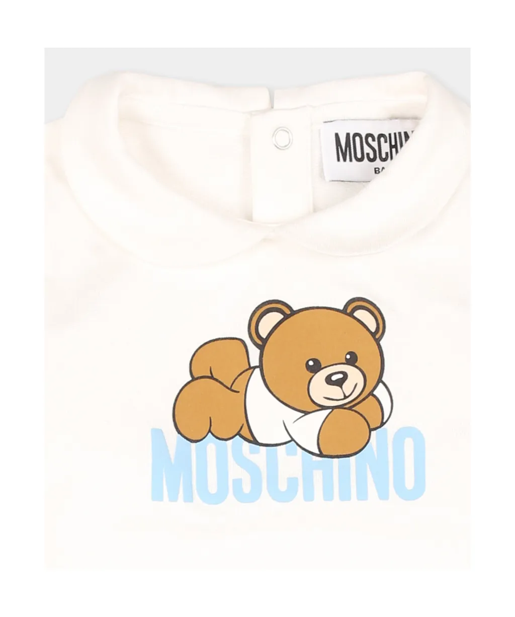 Moschino Kids Teddy Logo Romper
