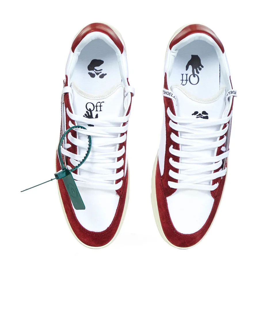 Panelled Logo-Print Lace-Up Sneakers