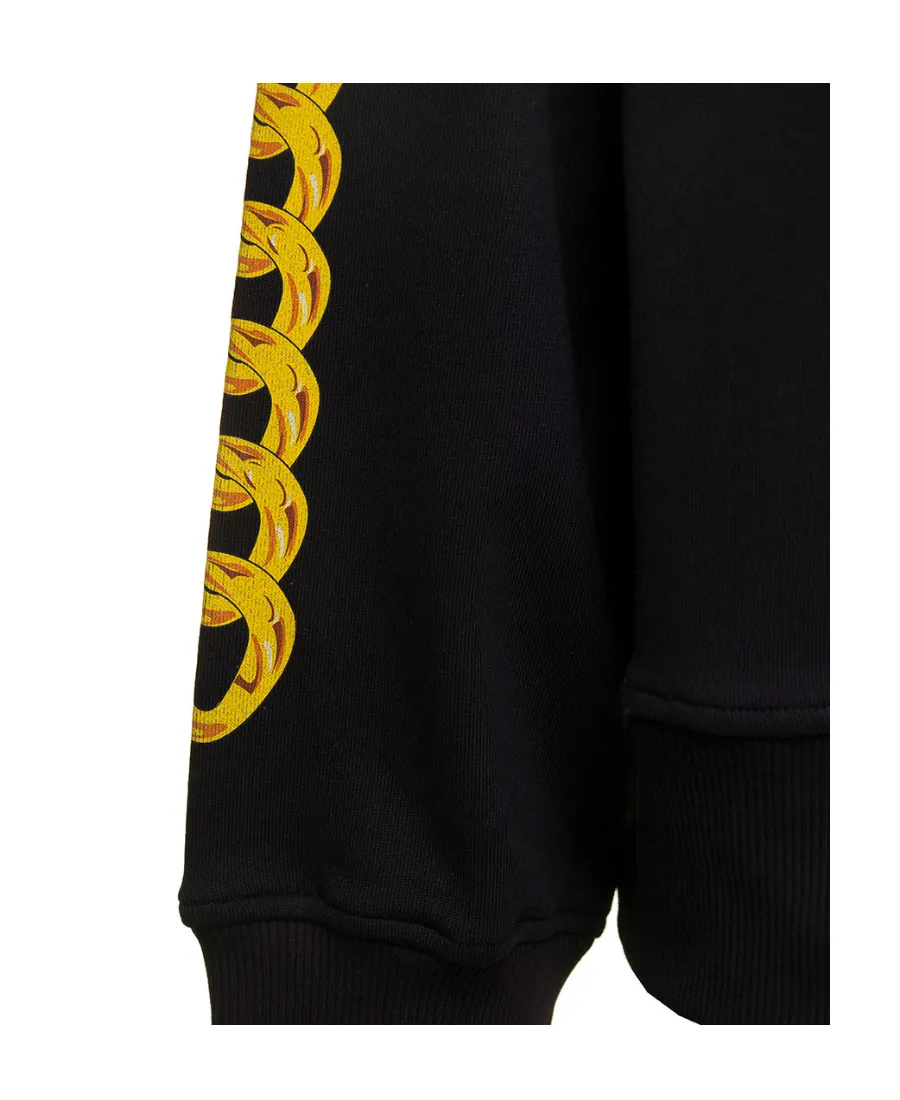 Versace Jeans Couture Logo Printed Drawstring Hoodie