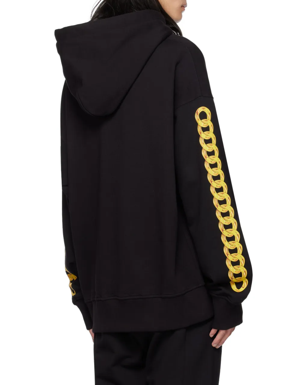 Versace Jeans Couture Logo Printed Drawstring Hoodie
