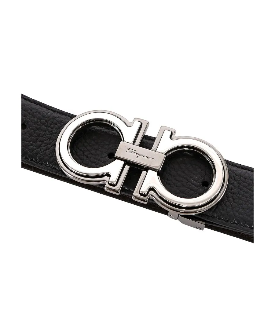 Salvatore Ferragamo Gancin Reversible Buckle Belt