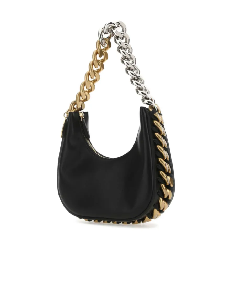 Stella Mccartney Frayme Chain Embellished Shoulder Bag