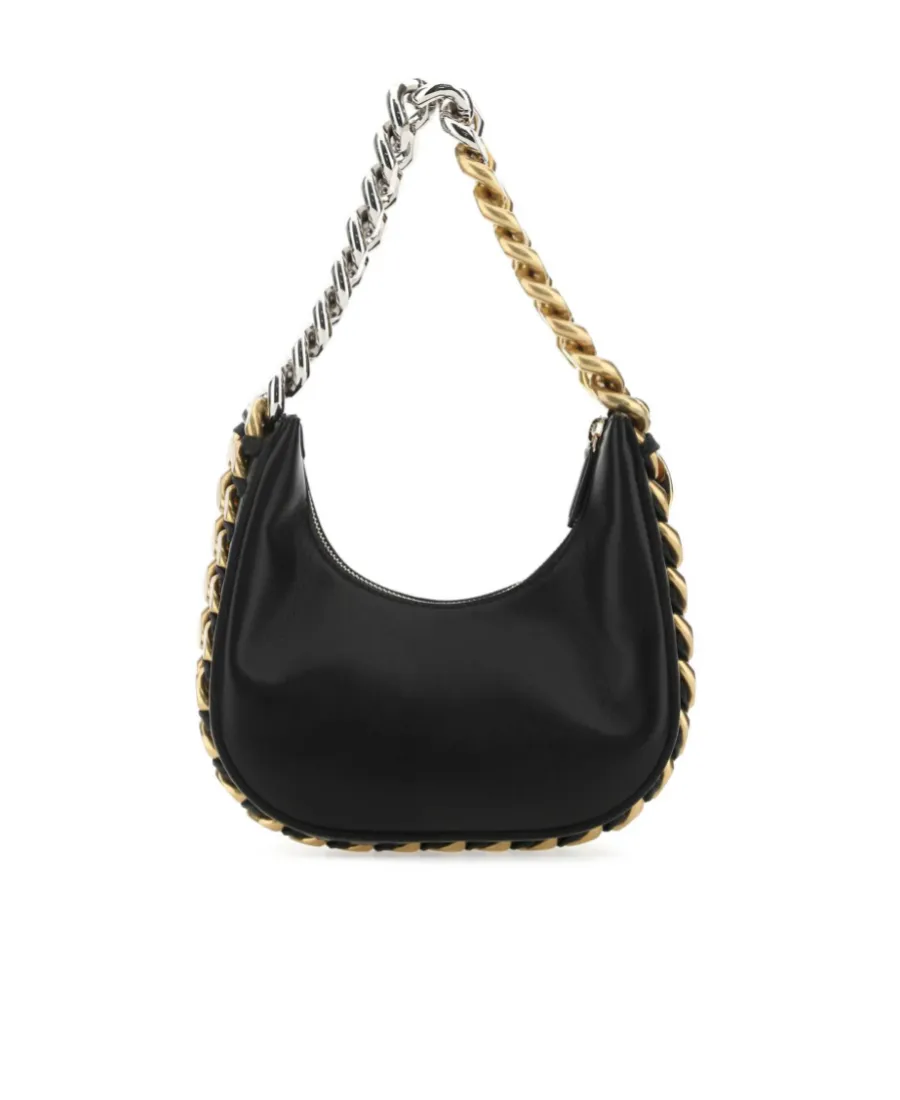 Stella Mccartney Frayme Chain Embellished Shoulder Bag
