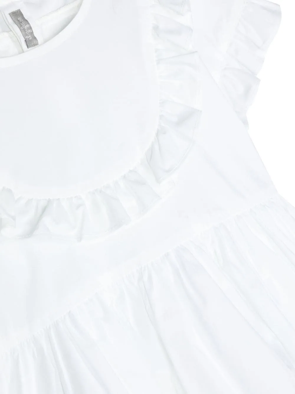 Il Gufo Ruffled Trim Crewneck T-Shirt