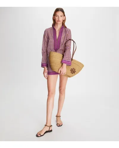Ella Straw Tote Bag