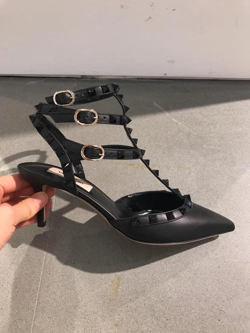 Valentino Garavani Rockstud Pointed Toe Pumps