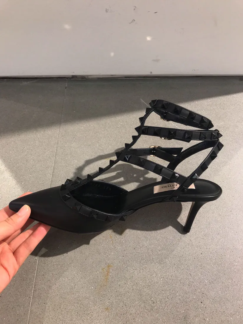 Valentino Garavani Rockstud Pointed Toe Pumps