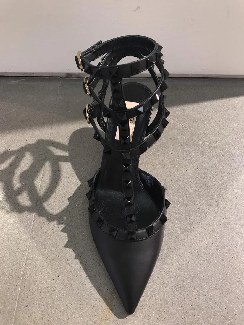 Valentino Garavani Rockstud Pointed Toe Pumps