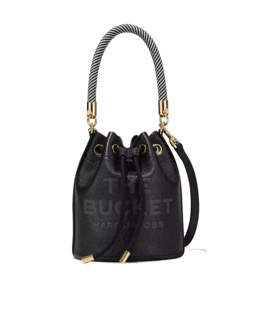 Marc Jacobs Logo Embossed Bucket Bag