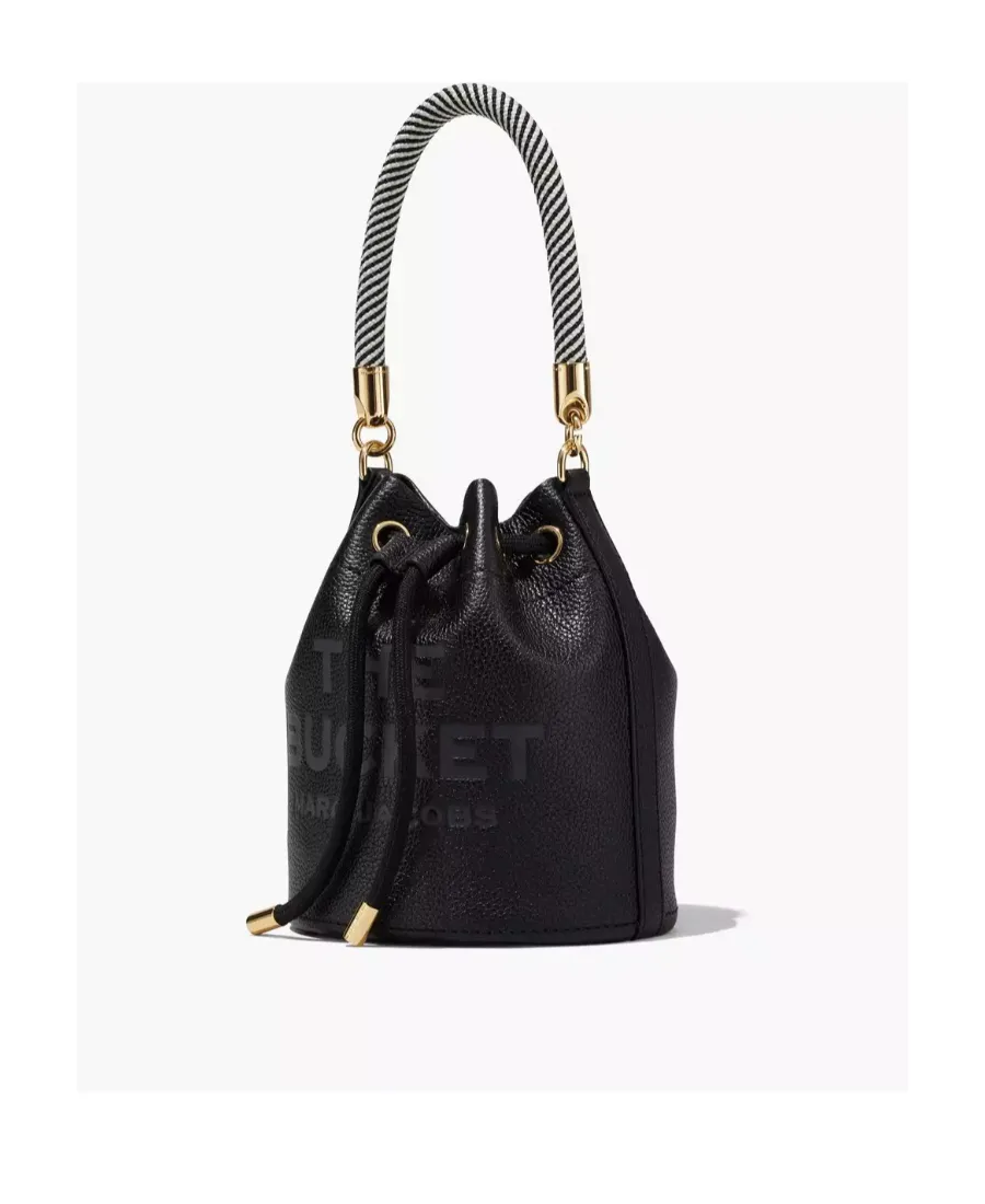Marc Jacobs Logo Embossed Bucket Bag