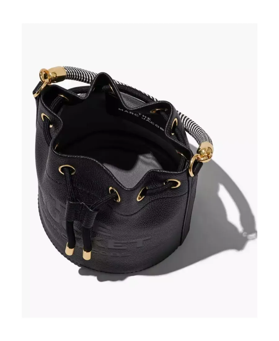 Marc Jacobs Logo Embossed Bucket Bag