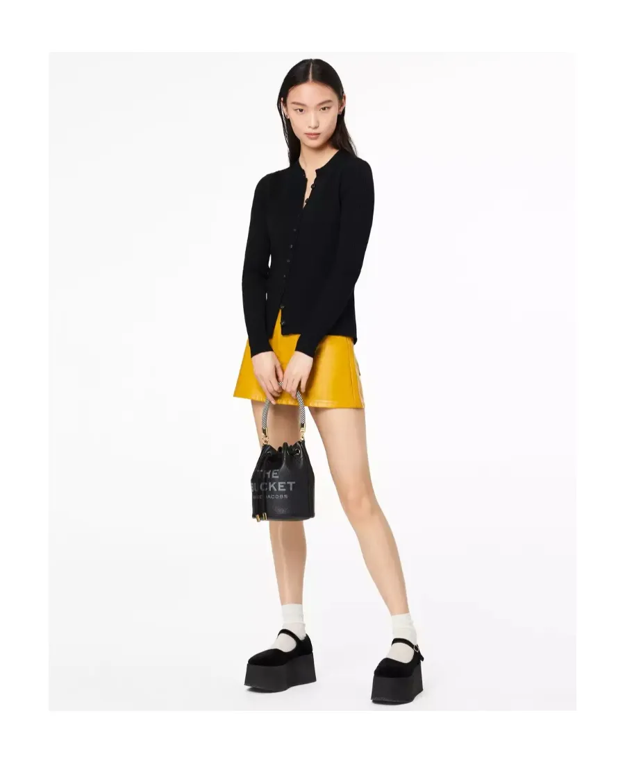 Marc Jacobs Logo Embossed Bucket Bag